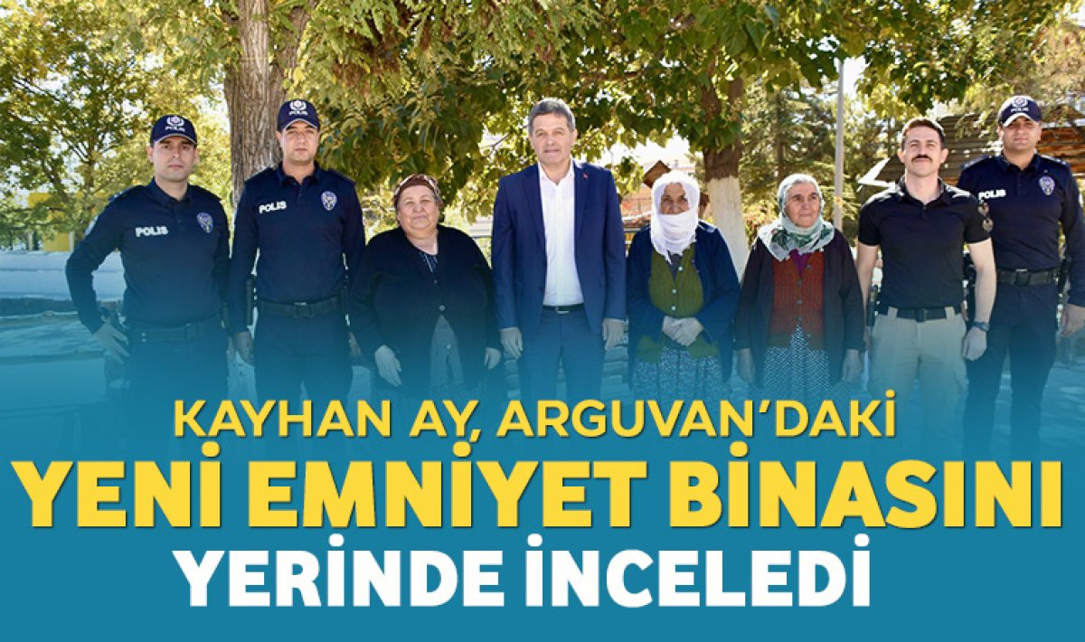 Kayhan Ay, Arguvan’daki Yeni Emniyet Binasını Yerinde İnceledi